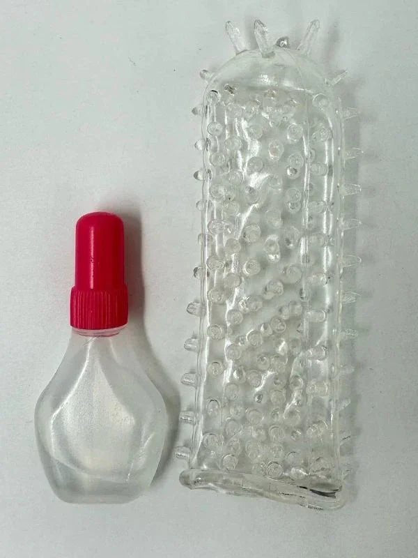 Crystal Silicone Condom with Lubricant - Spike Reusable Condoms - Washable Condoms - Herbalvila