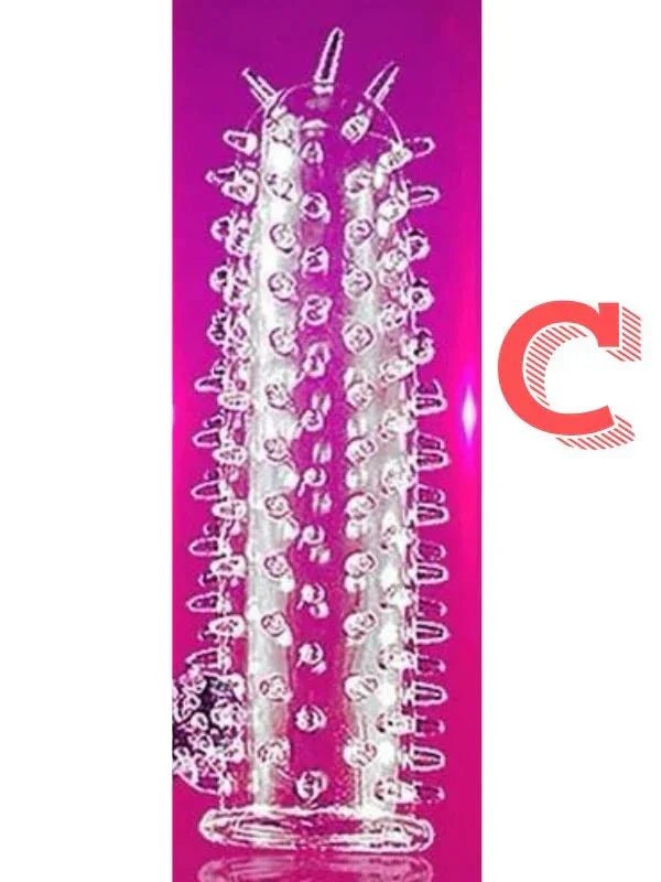 Soft Silicone Condoms - Spike Reusable Condoms - Washable Condoms - Herbalvila