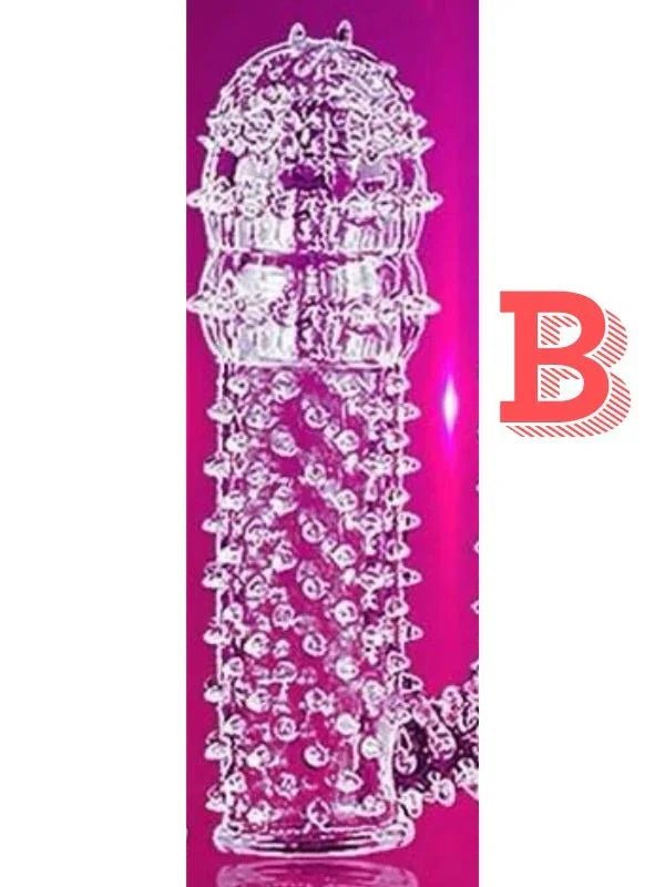 Soft Silicone Condoms - Spike Reusable Condoms - Washable Condoms - Herbalvila