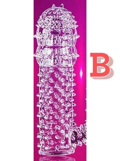 Soft Silicone Condoms - Spike Reusable Condoms - Washable Condoms - Herbalvila